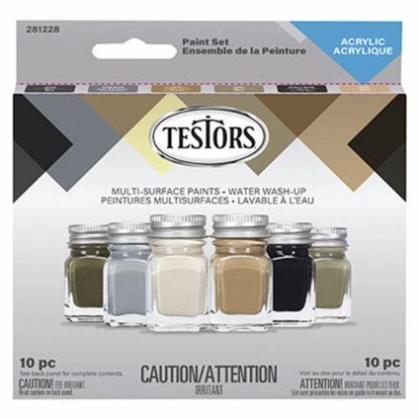 Testors 6Color FLT Acry Pod Set 281228